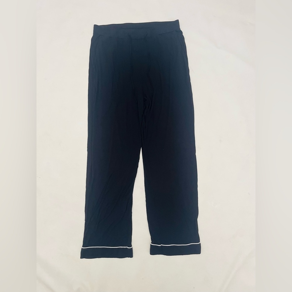 Cozy Earth Black Pajama Pants Lounge Bottoms Womens Large Bamboo Spandex